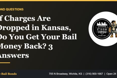 What happens to bail money when charges are dropped in Kansas