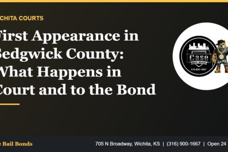 First appearance in Sedgwick County District Court at 525 N Main in Wichita
