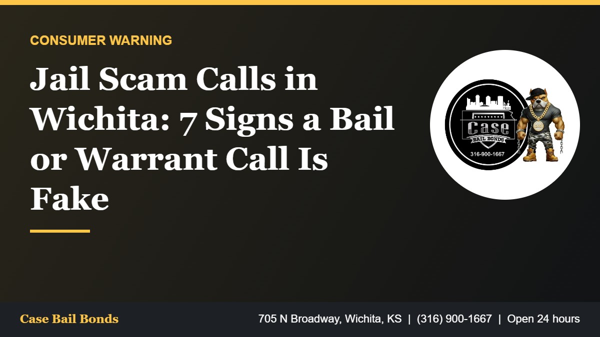 How to spot jail scam calls in Wichita about bail or warrants