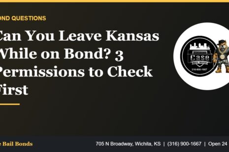 Rules to leave Kansas while on bond and travel out of state