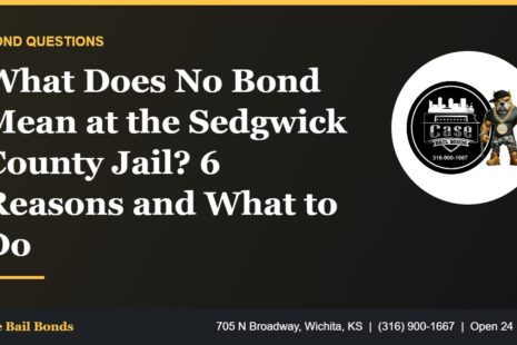 What no bond means on a Sedgwick County Jail inmate record