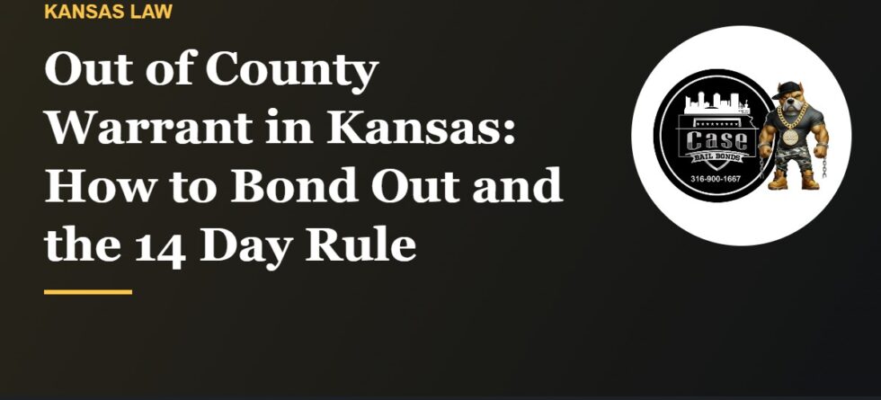 Out of county warrant in Kansas and how to bond out in Wichita