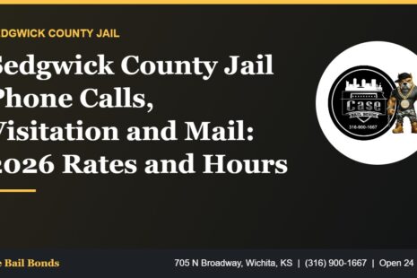 Sedgwick County Jail phone calls and visitation rates and hours for 2026