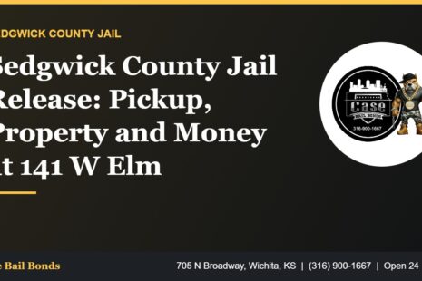 Sedgwick County Jail release and pickup at 141 W Elm in Wichita