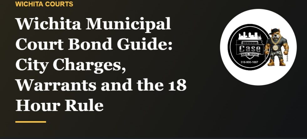 Wichita Municipal Court bond guide for city charges at City Hall 455 N Main